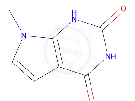 Chemical structure of 7-Methyl-1H-pyrrolo[2,3-d]pyrimidine-2,4(3H,7H)-dione