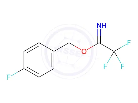 Chemical structure of 4-Fluorobenzyl 2,2,2-trifluoroacetimidate
