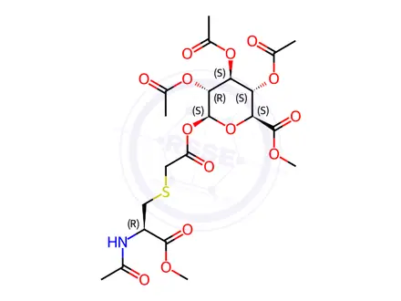 Chemical structure of Acetylcysteine Impurity 363