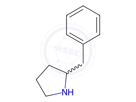 Chemical structure of 2-Benzylpyrrolidine
