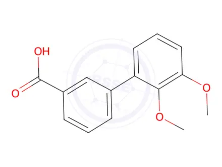 Chemical structure of 2',3'-Dimethoxybiphenyl-3-carboxylic acid
