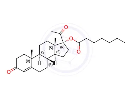 Chemical structure of Progesterone Impurity 51