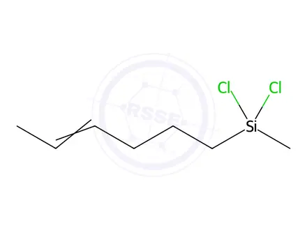 Chemical structure of 4-Hexenylmethyl dichlorosilane