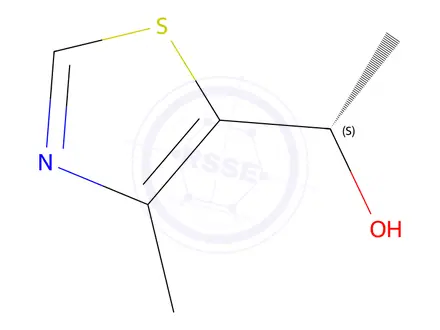 Chemical structure of (S)-1-(4-Methylthiazol-5-yl)ethan-1-ol