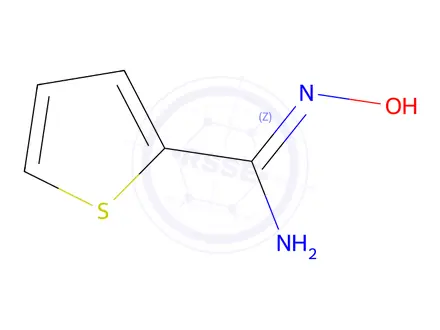 Chemical structure of (Z)-N'-Hydroxythiophene-2-carboximidamide
