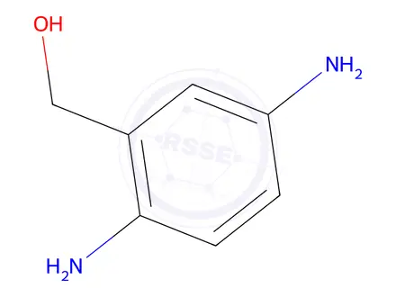 Chemical structure of 2-Hydroxymethyl-p-phenylenediamine