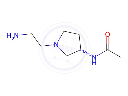 Chemical structure of N-(1-(2-Aminoethyl)pyrrolidin-3-yl)acetamide