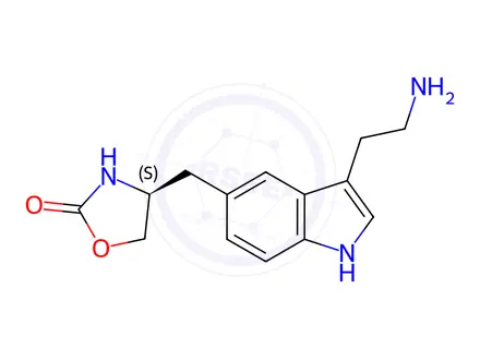 Chemical structure of Zolmitroptan EP Impurity D