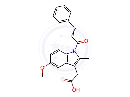Chemical structure of Cinmetacin