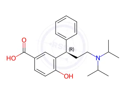 Chemical structure of Fesoterodine Acid Impurity