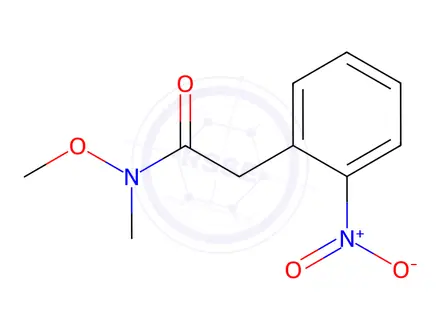 Chemical structure of N-Methoxy-N-methyl-2-(2-nitrophenyl)acetamide