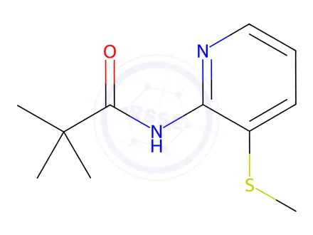 Chemical structure of N-(2-(Methylthio)phenyl)pivalamide