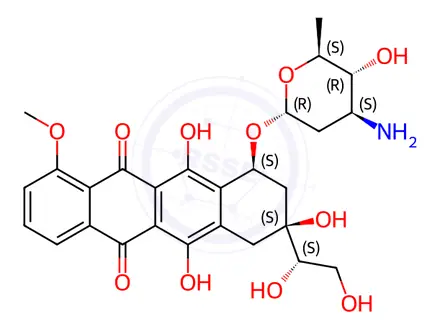 Chemical structure of Epirubicinol