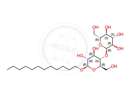 Chemical structure of N-Dodecyl β-D-maltoside