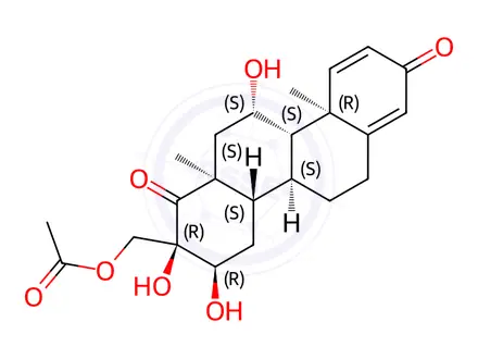 Chemical structure of Budesonide Impurity 161