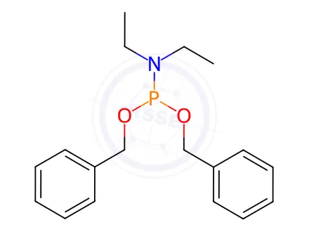 Chemical structure of Dibenzyl N,N-Diethylphosphoramidite, Technical Grade