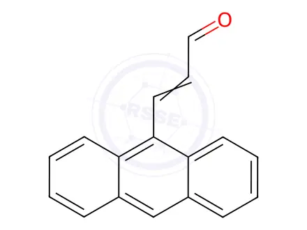 Chemical structure of 3-(9-Anthryl)acrolein (Anthacrolein)