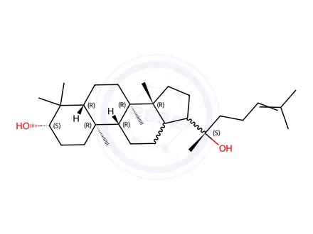 Chemical structure of Dammarenediol II