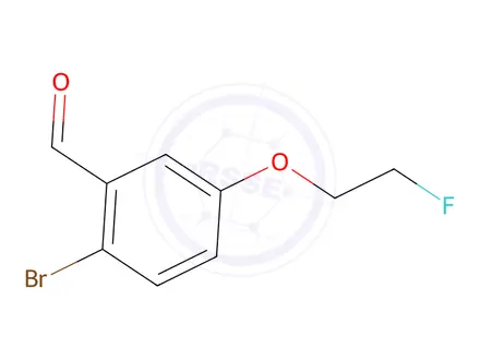 Chemical structure of 2-Bromo-5-(2-fluoroethoxy)benzaldehyde
