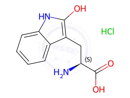 Chemical structure of 2-Hydroxy L-Tryptophan Hydrochloride