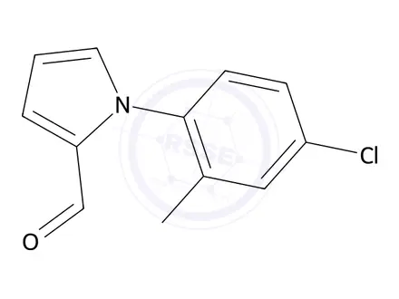 Chemical structure of 1-(4-Chloro-2-methylphenyl)-1H-pyrrole-2-carbaldehyde