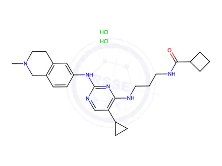 Chemical structure of MRT 68921 dihydrochloride