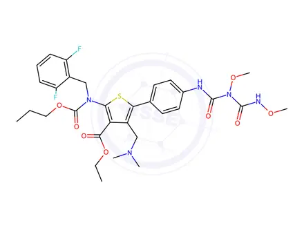 Chemical structure of Relugolix Impurity 23