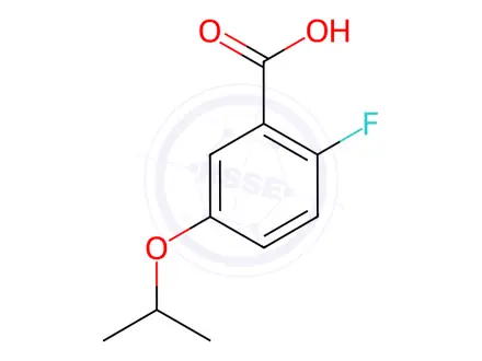 Chemical structure of 2-Fluoro-5-isopropoxybenzoic acid
