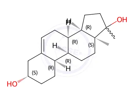 Chemical structure of 19-Normethandriol