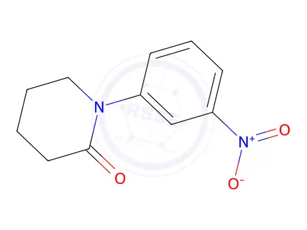 Chemical structure of 1-(3-Nitrophenyl)piperidin-2-one