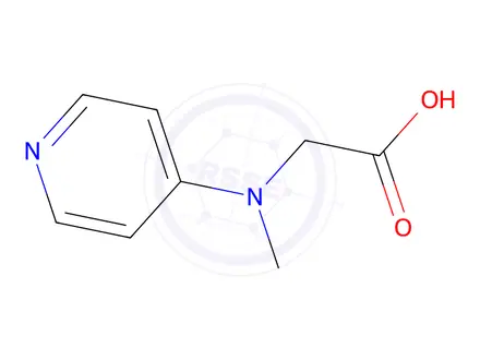 Chemical structure of N-methyl-N-(pyridin-4-yl)glycine