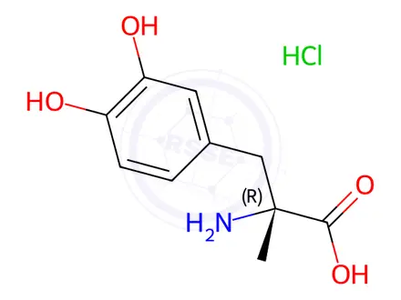 Chemical structure of Methyldopa EP Impurity D HCl (Carbidopa Impurity 3 HCl)