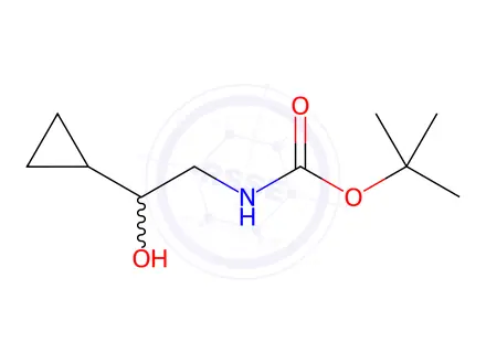Chemical structure of Tert-butyl (2-cyclopropyl-2-hydroxyethyl)carbamate
