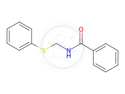 Chemical structure of N-((phenylthio)methyl)benzamide