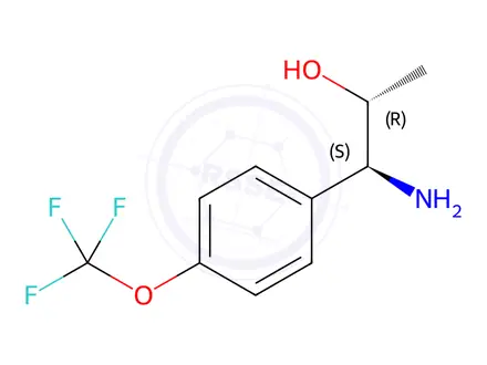 Chemical structure of (1S,2R)-1-AMINO-1-[4-(TRIFLUOROMETHOXY)PHENYL]PROPAN-2-OL