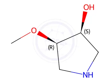 Chemical structure of (3S,4R)-4-Methoxypyrrolidin-3-ol