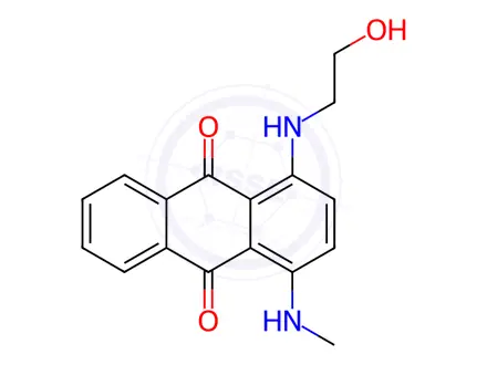 Chemical structure of Disperse Blue 3