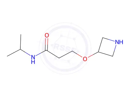 Chemical structure of 3-(Azetidin-3-yloxy)-N-isopropylpropanamide