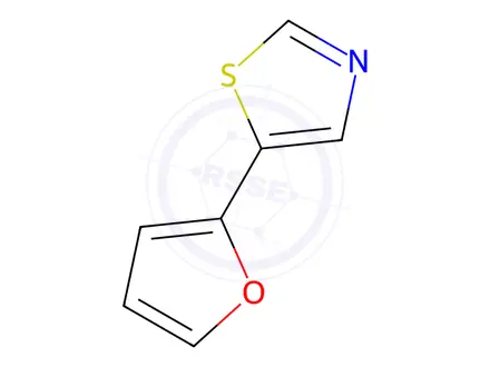 Chemical structure of 5-(Furan-2-yl)thiazole