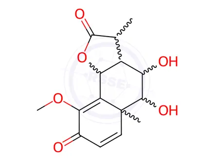 Chemical structure of Cedrin