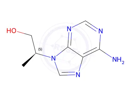 Chemical structure of (S)-2-(6-Amino-9H-purin-9-yl)propan-1-ol