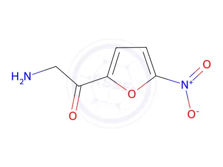Chemical structure of 2-Amino-1-(5-nitrofuran-2-yl)ethan-1-one