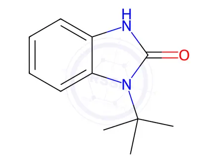 Chemical structure of 2H-Benzimidazol-2-one,1-(1,1-dimethylethyl)-1,3-dihydro-(9CI)