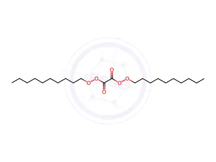Chemical structure of didecyl peroxydicarbonate
