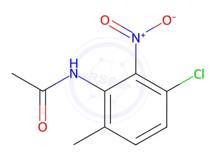 Chemical structure of N-(3-Chloro-6-Methyl-2-Nitrophenyl)Acetamide