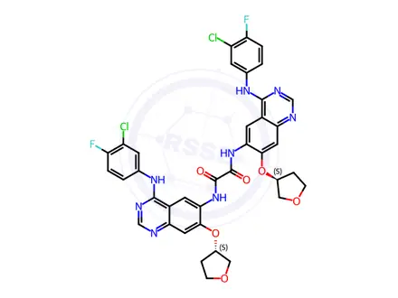 Chemical structure of Afatinib Impurity SHO