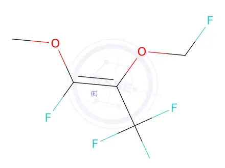 Chemical structure of Sevoflurane Impurity 46
