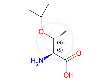 Chemical structure of H-Thr(tBu)-OH