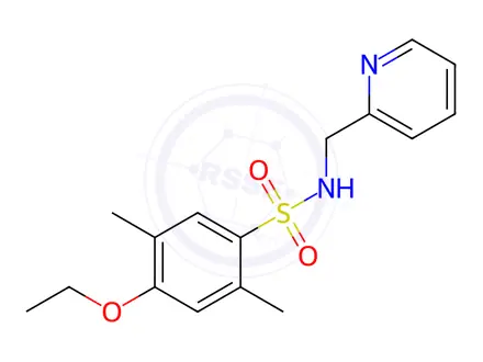 Chemical structure of 4-Ethoxy-2,5-dimethyl-N-(pyridin-2-ylmethyl)benzenesulfonamide