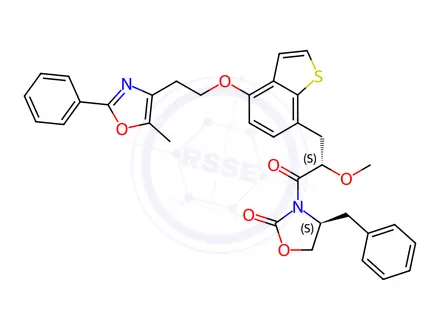 Chemical structure of Aleglitazar Impurity 3